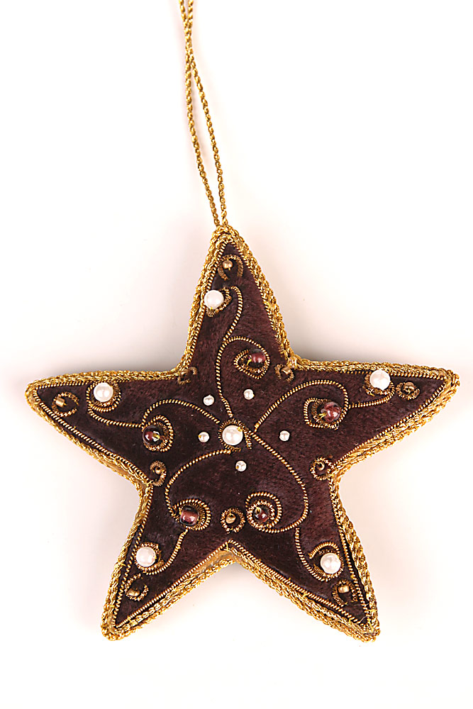 foto v�no�n� ozdoba - hv�zda